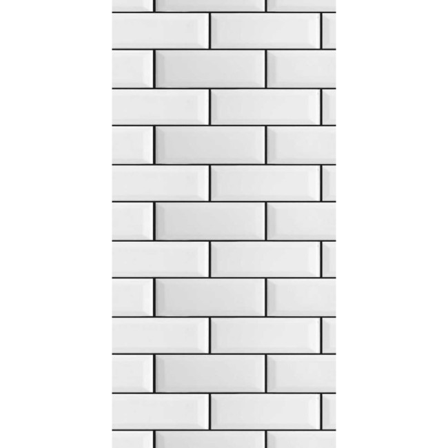 Панель ПВХ ПанельПласт White Brick 2700х250х8 мм