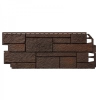 Фасадные панели VOX Solid Sandstone (Песчаник) Dark Brown - тёмно-коричневый