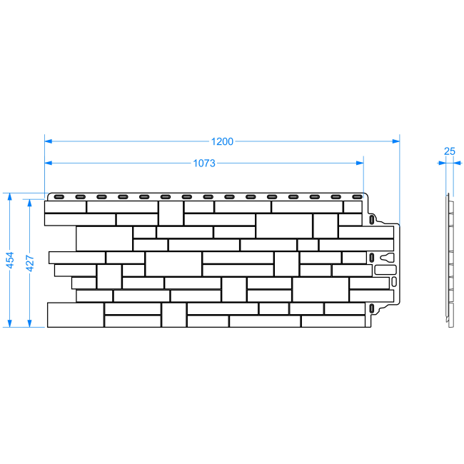 Фасадная панель Docke (Деке) Stern (Звезда) Родос