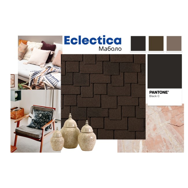 Гибкая черепица  Quiet Tile Eclectica Маболо