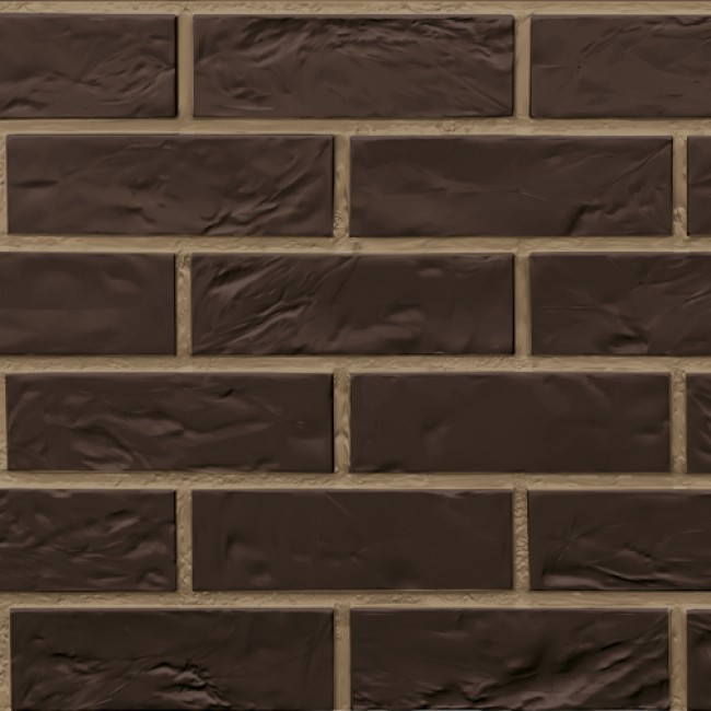 Фасадная панель VOX VILO Brick (Кирпич) со швом Dark Brown - Темно-коричневый